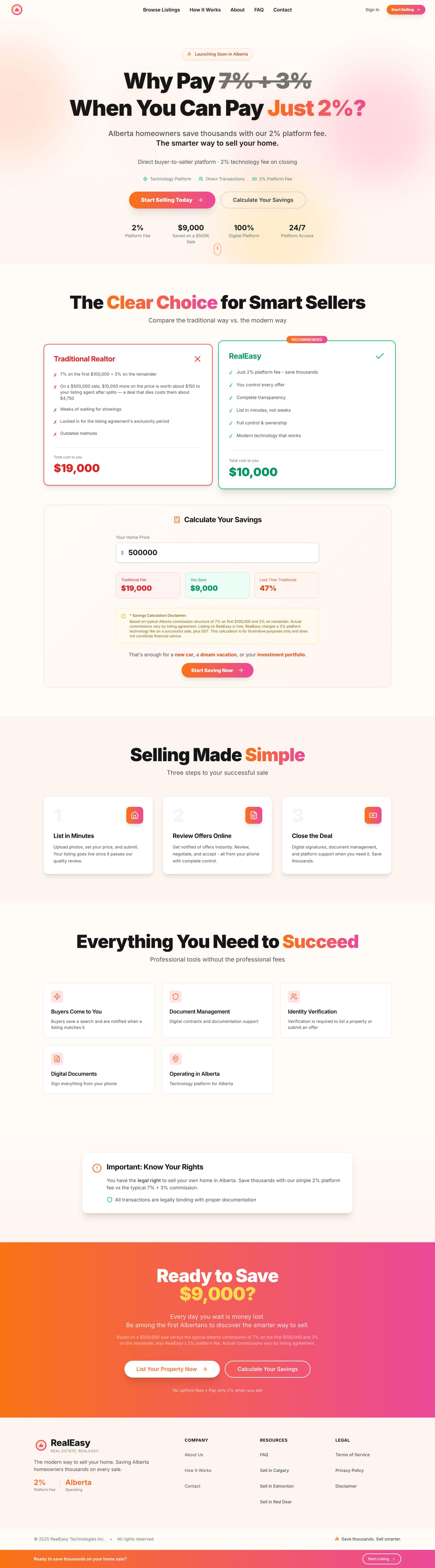 RealEasy website
